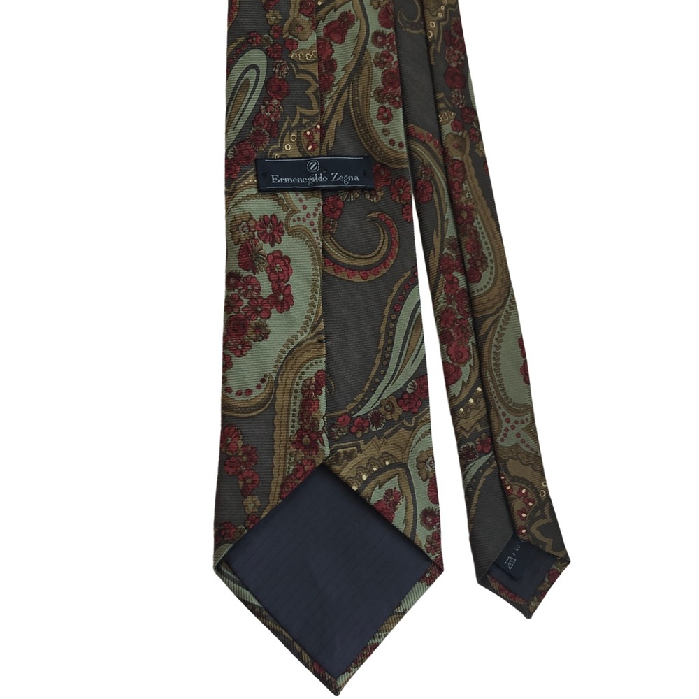 Ermenegildo Zegna Silk Men’s Tie Made in Italy
